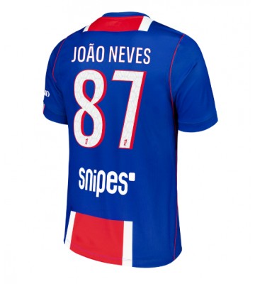 Paris Saint-Germain Joao Neves #87 Hjemmebanetrøje 2026-27 Kortærmet